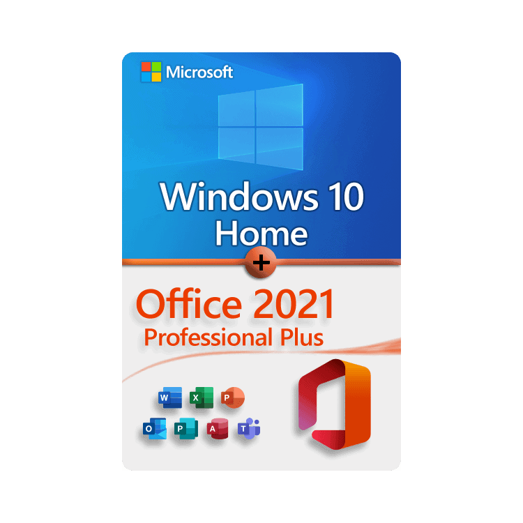 Windows 10 Pro + Office 2021 Pro Plus