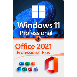 Windows 11 Pro + Office 2021 Pro Plus