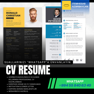 Cv hazırlanması