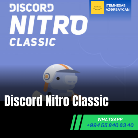 Discord Nitro Classic 1 Aylıq