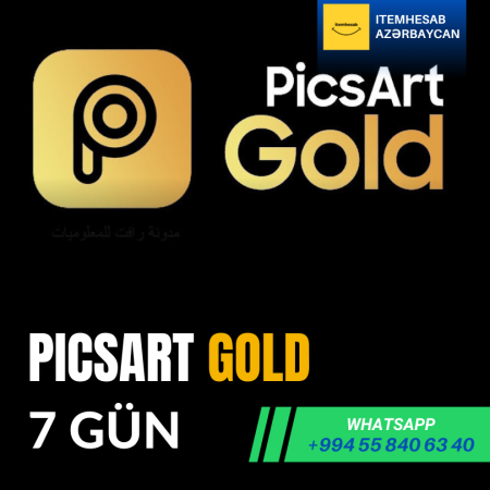 PicsArt Gold 7 Gün