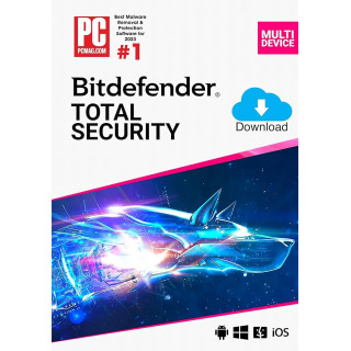 Bitdefender Total Security 2023 Antivirus - 3 Ay 5 Cihaz